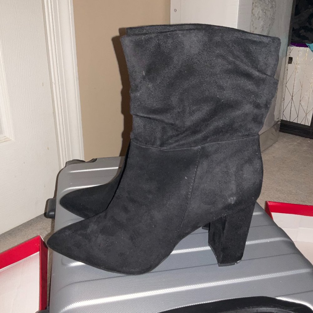 Black Heeled Boots